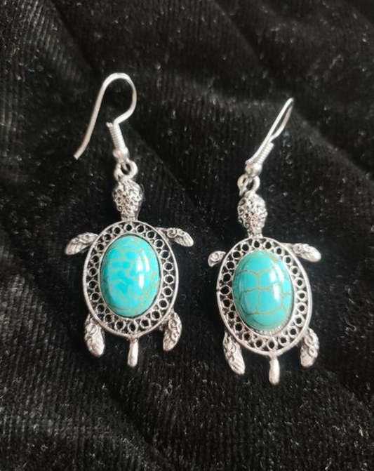 Silver Firoza Pendant ( 5.25 Carat Each )