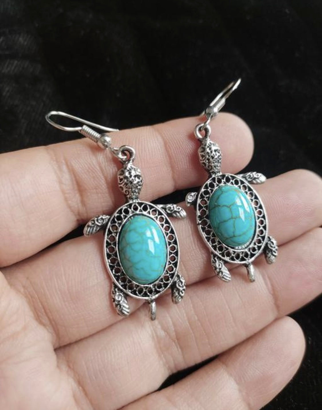 Silver Firoza Pendant ( 5.25 Carat Each )